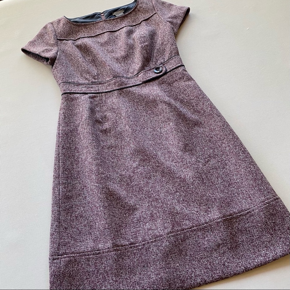 Ann Taylor Tweed Shift Sheath Dress